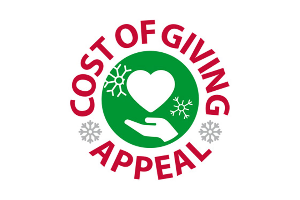 Cost of Giving appeal