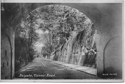 Tunnel Road old photo